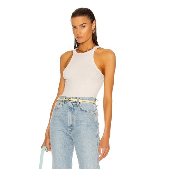 SOLD OUT AGOLDE x Revolve Bodysuit in color soda - Picture 2 of 5